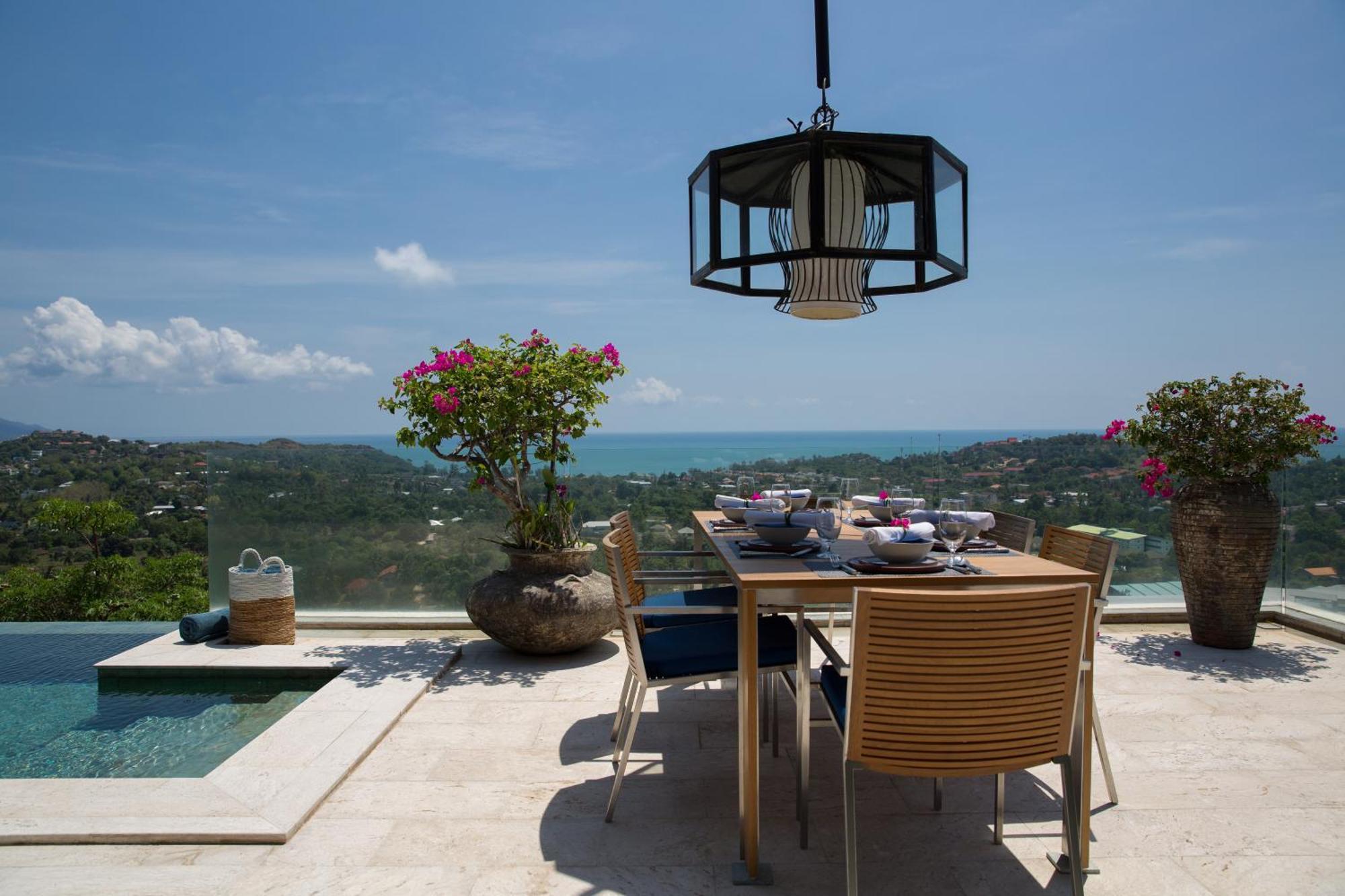Villa Belle - Fully Serviced Private Sea View Villa With An Award Winning In-House Cook Choeng Mon Ngoại thất bức ảnh