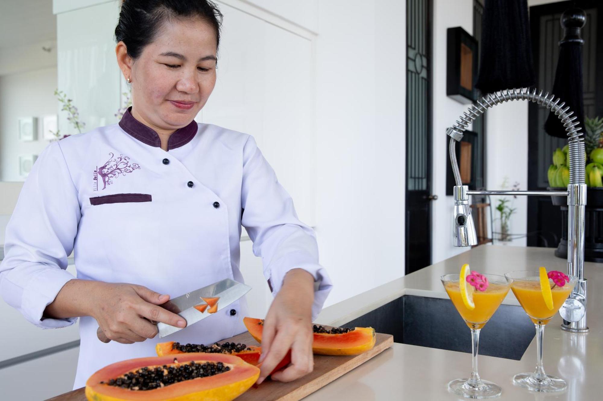 Villa Belle - Fully Serviced Private Sea View Villa With An Award Winning In-House Cook Choeng Mon Ngoại thất bức ảnh