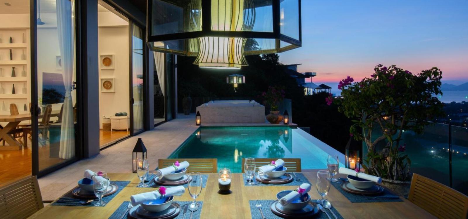 Villa Belle - Fully Serviced Private Sea View Villa With An Award Winning In-House Cook Choeng Mon Ngoại thất bức ảnh