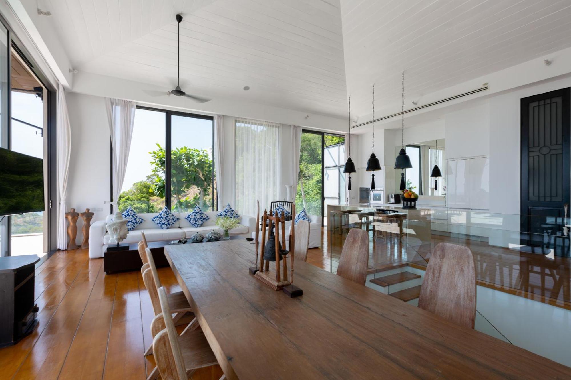 Villa Belle - Fully Serviced Private Sea View Villa With An Award Winning In-House Cook Choeng Mon Ngoại thất bức ảnh