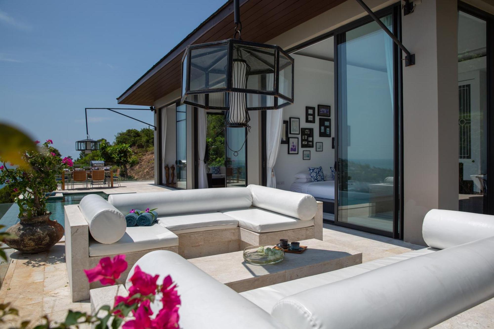 Villa Belle - Fully Serviced Private Sea View Villa With An Award Winning In-House Cook Choeng Mon Ngoại thất bức ảnh