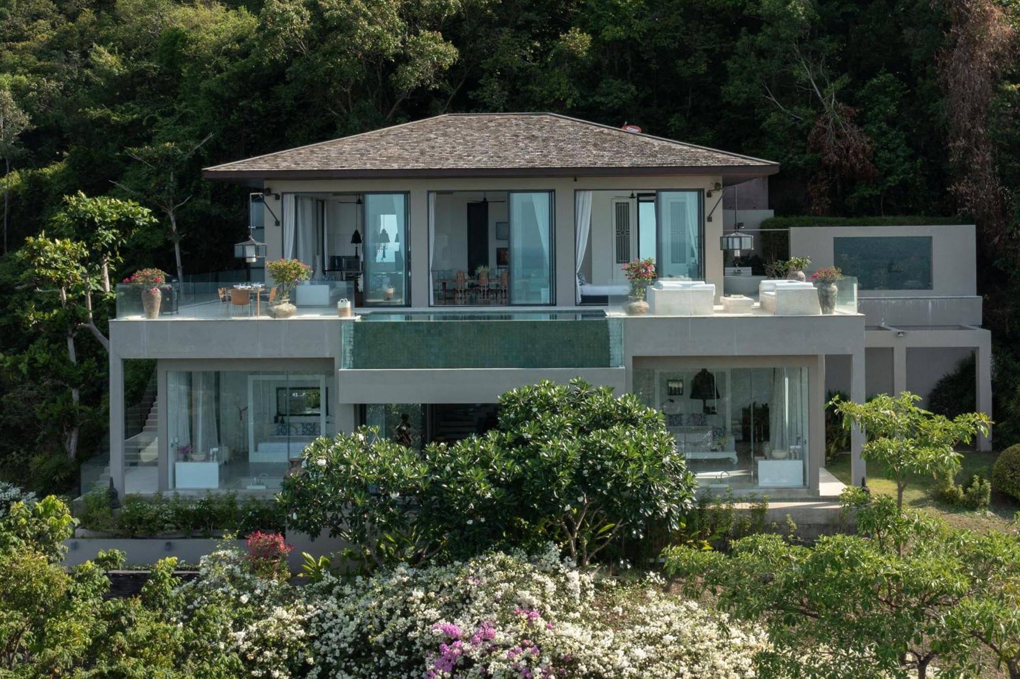 Villa Belle - Fully Serviced Private Sea View Villa With An Award Winning In-House Cook Choeng Mon Ngoại thất bức ảnh