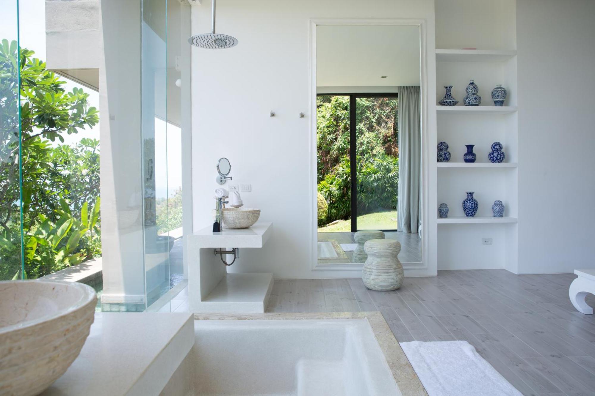 Villa Belle - Fully Serviced Private Sea View Villa With An Award Winning In-House Cook Choeng Mon Ngoại thất bức ảnh